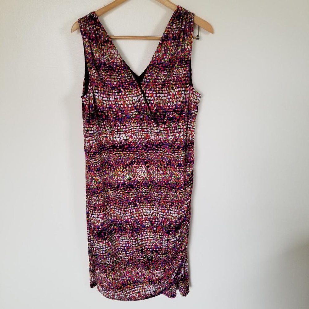ALFANI Multi Colored Sleeveless Dress